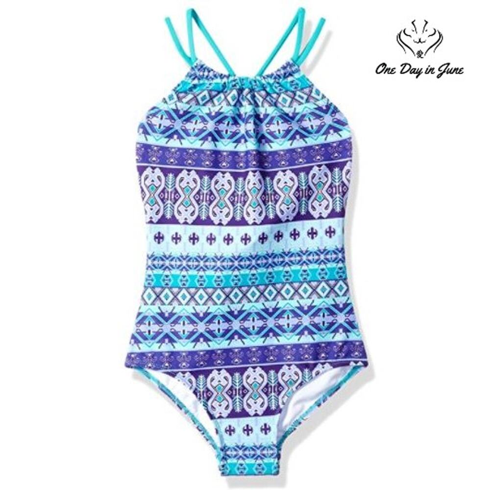 Kanu Surf Jasmine Beach One Piece Swimsuit Size 12